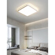 Sanqi Tiger Bedroom Light Modern Atmospheric Plafond Light Wasabi Style Home 2024 New Room Study Light Zhongshan lampe 1W 9215 White Square-50cm Wuji Semballage
