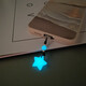 KYODO mobile phone charging port dustproof plug suitable for Type-c luminous star moon pendant plug typec Apple vivo universal pendant luminous star dustproof plug Apple interface (7-14 applicable)
