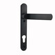 Yhgfee Aluminium ALLIAGE POINT POINT Point Break Bridge Bridge Aluminium Porte de porte 8525/9230 Aluminium Porte de porte Swing Porte Poignée Plastique Écluse en acier B Modèle 85 Tiètes supérieures et inférieures [Contactez le service client pour vérifier la taille 35-45 mm Type universel sans clé sans clé