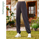 Fan Sheng Yoga Pantalon sportif mince à taille haute confortable et polyvalente pantalon de couche d'air décontractée f15911 lait noir gris xl