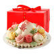 Imperial Tea Kitchen Style Noodle, Longevity Peach Blossom Bun 1.25kg Steamed buns, desserts, flower cake gift box, birthday cake gift
