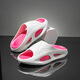 L'étudiant du Minghuitong College porte des pantoufles à la mode à l'extérieur pour les sandales de noix de coco de célébrités Internet pour hommes eva couple féminin de support d'été [A699] Orange blanc 36-37 (les chaussures sont une taille plus petite)