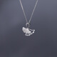 Necklace for women, summer fairy style, versatile, light luxury niche 2025 new simple design clavicle chain M1342 [Ginkgo leaf necklace]