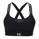 UNDER ARMOUR Women's Sports Bra New Bra Fitness Yoga Pilates Vest Training Running Bra Cycling Bra 1351994-001/Photos Refund 5 XS