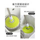 Arrow ARROW balcony mop pool dual-drive ceramic large floor mop bucket washing mop pool rotating small mop pool household floor-standing 408 ordinary model bottom + left and right drainage