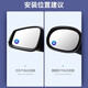 Moil Koolife Rehrowiment Miroir Small Round Mirror Reverse Mirror Reverse Utilisé sous-avelite Berotte aveugle Assisté grand angle Reflecteur Small Round Mirror High Definition Miroir blanc à pair