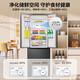 Rongsheng 325-liter double-cycle French multi-door four-door double-door first-class energy efficiency dual-frequency air-cooled frost-free ultra-thin recessable small-family household refrigerator national subsidy BCD-325WD18MP Mo Yun Gray