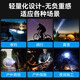 OQD头灯强光超长续航2024新款公牛超亮充电头戴式户外变焦远射夜钓鱼 无感应9900w 待机续航100小时 内