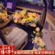 Come to Yike Passenger Car Door Flower Arrangement for Birthday, Anniversary Proposal, Birthday Gift for Girlfriend Delivered in the City Champagne Rose + Orange Bubbles + Champagne Platycodon + Violet