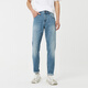 Jack Jones (Jack/Jones) 25-jährige Herren Jeans Herrenkühl und trendy Wasser waschen elastische 901 schlanke kleine Füße Jeans Frühling und sommerdünner Stil Leichtes Denim Blau C40 Cooles Gefühl 31 175 W31/L30