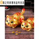 Year of the Tiger piggy bank can be deposited and withdrawn Year of the Tiger piggy bank for children boys and girls anti-fall little tiger ornaments gold trumpet