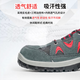 霍尼韦尔 劳保鞋 安全鞋 钢包头 反毛皮+网布 双密度PU 防砸防刺穿防静电耐磨 43码 1双 SP2010512