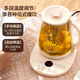 Chigo health pot multi-functional home small office water boiling fully automatic thickened glass tea brewing teapot flower tea fruit teapot electric kettle off-white filter model 1.8L