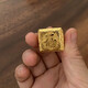 Chuxiao ring, men's style, grand and wealthy, with the word 