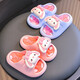Children's slippers for girls in summer 2025 new non-slip children's home indoor bathroom anti-slip bath cartoon slippers pink (upgraded version of environmentally friendly material) 12 size 32/33 (shoe length 19 suitable for foot length 18CM

