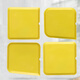 Shantou Lincun's new squeegee multifunctional artifact squeegee trimmer silicone scraper tool gluing four-piece set yellow set (4 pieces)