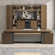 Minrui boss table high-end light luxury manager table high-end president table simple modern single office desk and chair executive desk 2.0 meters boss table