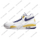 Nike (Nike) Flight Legacy AJ4 Brüder Lakers Retro-Basketballschuhe FD9928-101 AJ4 BROTHES MODEL 40