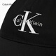 Calvin KleinJeans【明星同款】25春夏新款男女ck刺绣纯棉棒球帽礼物4G5004G UB1-太空黑 均码