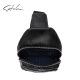 Satchi Sachi Bolso de pecho Bolso de hombros de moda para hombres adolescentes Crossbody Bag Ax12189-9h Black-Ax12189-9h