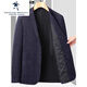 Tanzen mit Wolves Herrenanzug 2024 Frühling und Herbst Neue vielseitige Business-Outfit-Singles Westjacke mittleren Alters und junge Jacke kleiner Anzug 8980 Grau XL 180/ 135-150Jin [Jin gleich 0,5 kg]