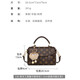 Ji Shizhe's Light Luxury Bag Women's Bag Shoulder Bag Women's Crossbody Bag Chinese Valentine's Day Gift for Girlfriend and Wife Memorial Gift Brown Fashionable and Versatile Women's Bag Small Bag Exquisite Gift Box