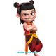 Nezha 2 Pegatina Nezha: La maleta del gabinete de alquiler de alquiler de alquiler de alquiler de alquiler de la pared de la pared de Child de Devil Child