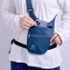 Daihuo travel close-fitting waist bag anti-theft passport certificate universal ultra-thin invisible armpit single shoulder crossbody bag running sports fashion black
