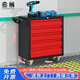 Jinzhuan Auto Repair Tool Cart Mobile Tool Cabinet Multifunctional Toolbox Drawer Cabinet Workshop Storage Box Trolley Parts Cart Standard Black and Red Five Drawer Tool Cart
