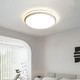 
CLCEY bedroom lamp modern round LED ceiling lamp 2024 new Wasabi style home room lamp Zhongshan lamp 92 9215 white round-40cm unmistakable dimming