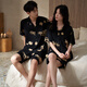 Shaqian New Couple Pajamas 2025 Summer Modal Cotton Short Sleeve Girls Suit Cool Men's Thin Home Clothes