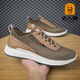 French Old Man Toe (LTWFRANE) Men's Shoes 2024 Summer New Mesh Breathable Thin Sneakers Outdoor Running Casual Unslip Mesh Shoes 9866 Gray 40 Leather Shoe Size