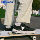 Filafusion Filafusion [mismo modelo en Zhang Hao] Zapatos para hombres 2025 Nuevos zapatos de lona de suela gruesa deportes y zapatos casuales negros/leche blanca 40