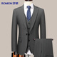 Luo Meng suit men's business professional formal wear casual slim suit workwear groomsmen groom wedding dress men's clothing