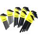 Borton Imperial Ball Head Allen Wrench Set 109371094510936 Flat Head 12137 Imperial 13 Pack 0.05-3/8