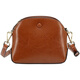 Cosmickindred Light Luxury Marque Mother Retro Retro Women's Bag Niche French French Nouveau sac d'épalas polyvalent en cuir souple oblique Sac de coquille tendance Couleur de caramel
