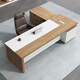 Shusheng boss table simple modern commercial office furniture Chinese style grand desk supervisor manager president chair combination table 1.6 boss table