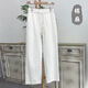 Donkey Fox 2025 Sommer Neue Baumwolle und Leinen-Freizeithosen für Männer große Hosen Lose Leinen mit weit ligem Hose chinesische Hosen im chinesischen Hosen grau 2xl empfohlen 130-140jin [Jin gleich 0,5 kg]
