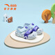 Anta children's sandals for boys and girls, beach shoes for boys and girls, summer toe-caps, breathable, lightweight, soft-soled baby starfish toddler shoes, male, fantasy blue/tang purple-1 27, shoe inner length 16.5cm