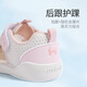 Shepherd Boy Baby Chaussures pour tout-petits Summer Soft Sole Breathable Step Front Shoes For Women's Toe Bumper Boy Boy Sandales mignonnes poudre de lapin 20