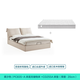 
Lin's home leather bed can be folded and packed with a large bedside bed, cowhide soft bag bed 1m 8 ribs skeleton double bed PC835 soft yarn floor bed + 20cm mattress 1.8*2m