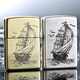 ZIPPO lighter original genuine brass is smooth for elders, customized kerosene windproof official brass is smooth for - stand-alone version DY9902DK