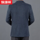 Hengyuanxiang Wollanzug Herrenjacke ein Stück Top für Herbst und Winter Neue Eisenfreie Business Casual Wool Anzug Daddy Anzug 2816 Baolan M 170 Größe-Empfohlenes Gewicht 100-125 Jin [Jin ist gleich 0,5 kg]