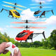 
Mi Lan MIELANAT new high-quality drop-resistant rechargeable remote control helicopter children's birthday gift drone gesture take off Middle East version material drop-resistant [red] with remote control New store opening