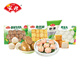 Anjing Hot Pot Set Mahlzeit 830g Rindfleischbällchen Garnelen Slippery Fish Tofu Fischkugeln Heiße Topfzutaten Kanto gekochte Quelle gerade C3