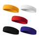 Donfney Children's Sports Meeting Stirnband Jungen Basketball Schweiß-absorbierende Stirnband Stirnband Sommerjungen Anti-Piration Stirnband Stirnbandzubehör rot