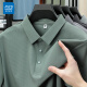 Truevis Wang Yibo respalda el verano delgado seda de seda de seda de manga corta de manga corta polo suelto polo top de protección solar a prueba de sudor de sudor BYBL-12357 Negro 3xl