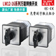 Universal Conversion Switch LW12-16 Drei-Geschwindigkeit Dual Power Switch Manual Automatische Auswahlkombination LW12-16D1050/4 Dreigang
