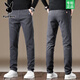 Pantalones de pantalones para hombres Playboy Menora de jeans Summer delgado y recto Slim Pantalones casuales de primavera y otoño pantalón versátiles de moda
