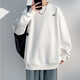 Warrior Sweatshirt men's spring and autumn long-sleeved T-shirt top casual T-shirt autumn casual clothes base shirt loose pure couple clothes LG-HL-B2-31-FKS691 black S (recommended 80-105 Jin [Jin equals 0.5 kg])